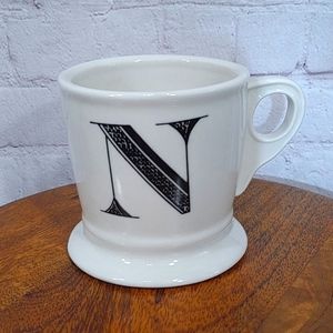 Anthropologie N Monogram 12oz Mug